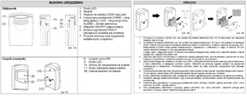 ДАТЧИК ДВИЖЕНИЯ x3 Беспроводные батареи IP44 - ORNO