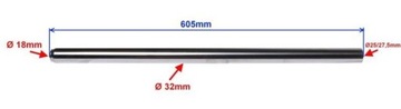 PROWADNICA WIDELCA LAGA RURA SUZUKI GN125 NOWA