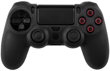 Чехол Чехол Чехол Silicone Pad PS4 черный