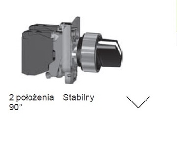 Ручной переключатель XB4 (стабильный), 2-позиционный