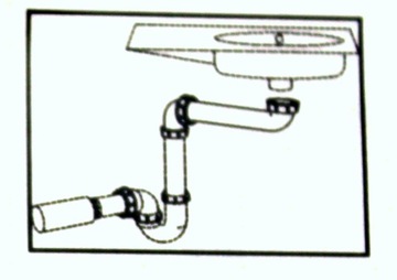 Удлинительная трубка сифона для раковины, перемещающая HIT