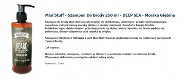 Man'stuff DO BRODY Olejek Szampon Balsam Grzebień
