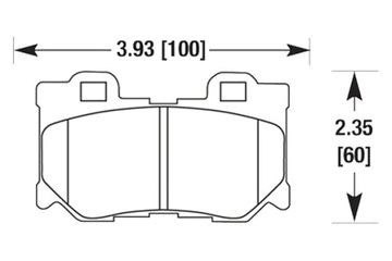 ЗАДНИЕ КОЛОДКИ HAWK HPS 5.0 INFINITI Q60 Q70 QX70 KRK