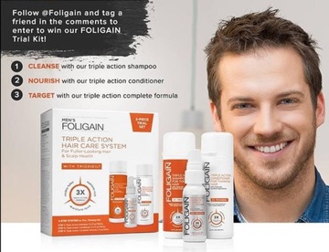 Foligain szampon 2% Trioxidil Blokuje DHT, męski