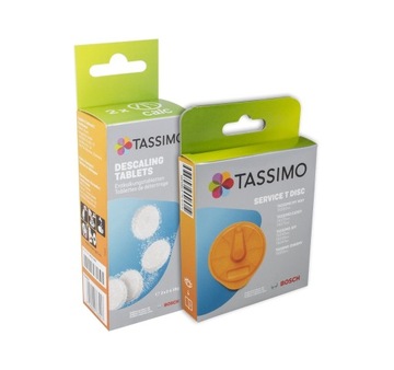 Tassimo T-disk 576837 ОРАНЖЕВЫЙ + Средство для удаления накипи