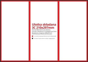 Листовки в сложенном виде от А4 до DL/А5 1000 шт. 135 г Цветной