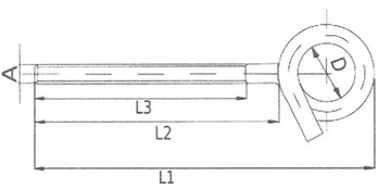 КРЕПЛЕНИЕ ГАМАКА КАЧЕСТВЕННЫЙ КРЮК M10x210