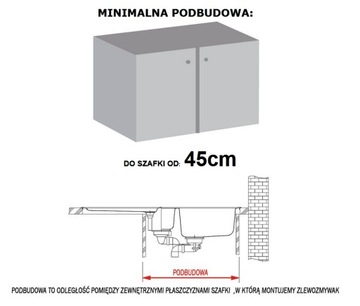 FRANKE KNG 110-37 МОЙКА ПОД ПРИСТОНОМ, СЕРЫЙ КАМЕНЬ