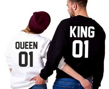 Толстовка СВИТШОТ ДЛЯ ПАР ВЛЮБЛЕННЫХ комплект KING QUEEN