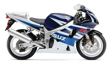 НАКЛЕЙКИ SUZUKI GSX-R-600 2003 K3 СИНИЕ