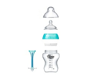 TOMMEE TIPPEE АНТИКОЛИЧЕСКАЯ БУТЫЛКА 260 МЛ С SM 0M+