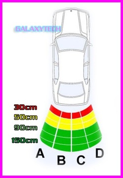 PARKTRONIK LED Buzzer ASYSTENT PARKOWANIA COFANIA