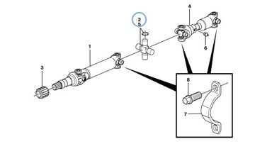 КРЕСТОВОЙ ВАЛ VOLVO BL71 BL61 BL70 11716650