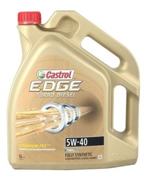 CASTROL EDGE 5W40 ТУРБО ДИЗЕЛЬНОЕ МОТОРНОЕ МАСЛО 5л