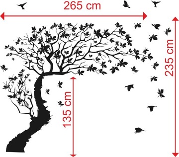 наклейки на стену наклейка на дерево 265x235