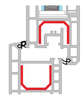 Уплотнитель оконный S-1388 REHAU