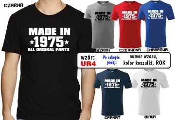 Koszulka prezent URODZINY 18 40 50 60 lat XXXL