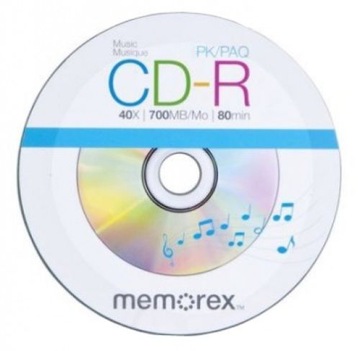 Стационарный рекордер Memorex Music CD-R Audio 1шт. конверт для компакт-диска