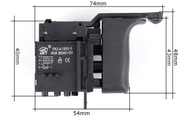 ПЕРЕКЛЮЧАТЕЛЬ ВКЛ/ВЫКЛ ДЛЯ MAKITA SDS HAMMER