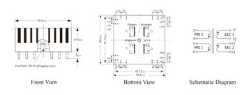 PTC5-5VA-115V*2/9V*2 Transformator