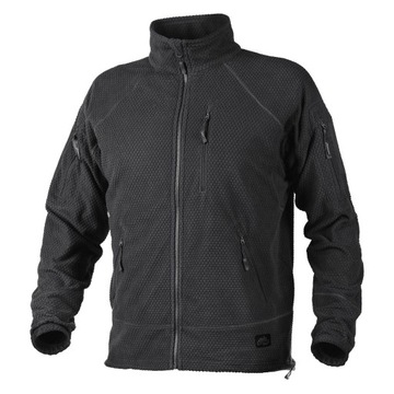 Bluza Męska Polarowa Helikon Alpha Tactical Polar Ciepły Black XXL