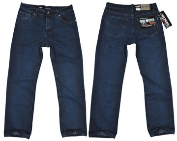 Spodnie męskie dżinsowe jeans Big More BM002 L34 pas 90 cm 35/34