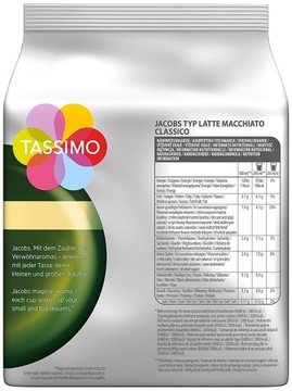 TASSIMO Jacobs Latte Macchiato Classico 8 капсул