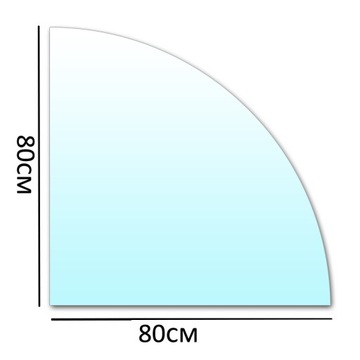 ОСНОВАНИЕ КАМИНА ИЗ ЗАКАЛЕННОГО СТЕКЛА 80x80