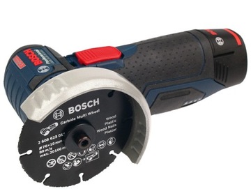 УГЛОВАЯ ШЛИФРОВАЛЬНАЯ МАШИНА GWS 12V-76 BOSCH 2x3.0Ah L-BOXX