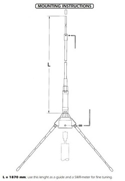 CB-антенна Sirio с 1/4-волновым основанием