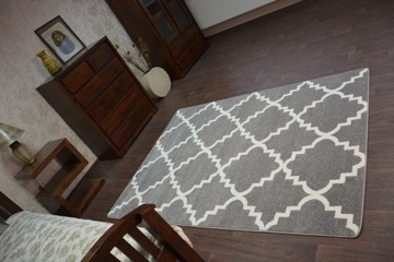 Ковер 140x190 CLOVER GREY/WHITE SK #GR2185