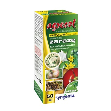 REVUS 250 SC 50 ML AGRECOL борется с фитофторозом томатов и картофеля