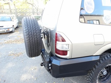 фото thumb №11, Бампер задня задній mitsubishi pajero 2 металевий 4x4