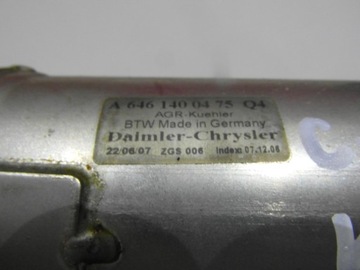 фото thumb №5, Радіатор вихлопних газів mercedes c-klasa w204 2.2 cdi