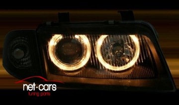 ЛАМПЫ ФАР FK AUDI A4 B5 98 ANGEL EYES H7 DC