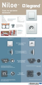 LEGRAND NILOE Одинарная белая рамка 665001