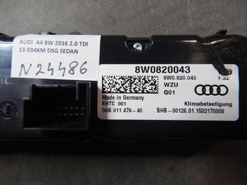 фото thumb №5, Audi a4 b9 панель кондиционера климат 8w0820043
