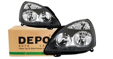 DEPO Фары Лампы RENAULT CLIO 2 NEW L+P SET