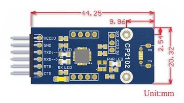 CP2102 USB UART 3,3/5 В преобразователь ARDUINO