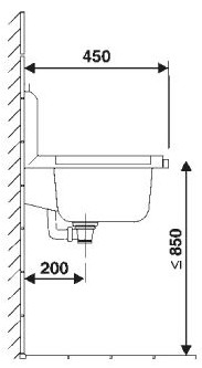 ZLEW GOSPODARCZY MULTISET 6000501BIAŁY