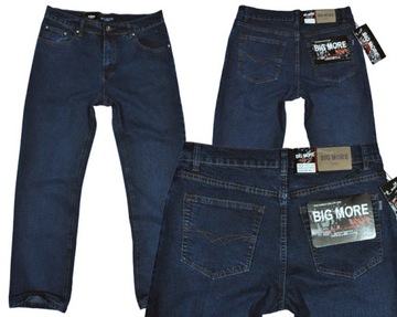 Spodnie męskie dżinsowe jeans Big More BM002 L34 pas 96 cm 38/34