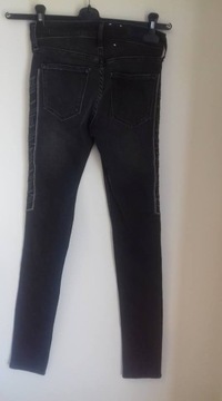 БРЮКИ H&M SKIN JEANS С ВЫШИВКОЙ XS 34