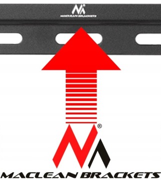 Maclean MC-605N Крепление для телевизора 37-70 дюймов 55 кг черный макс VESA 600x400