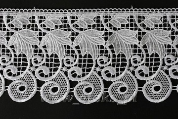 КРУЖЕВО ГИПЮРИ БЕЛОЕ ЭКРУ 15 УЗОРОВ 15 см