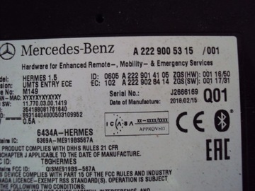 фото thumb №5, Модуль блок управления telematic mercedes w176 w222 w253