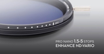 Фильтр серый ФЕЙДЕР NiSi Pro Nano VARIO ND3-32 58 мм