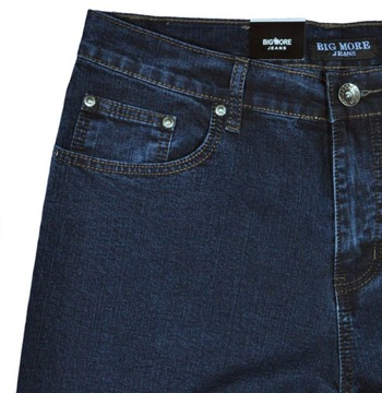 Spodnie męskie dżinsowe jeans Big More BM002 L34 pas 88 cm 34/34 K