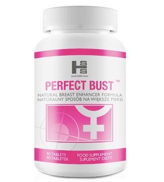 3x PERFECT BUST TABLETKI NA POWIĘKSZENIE PIERSI UJĘDRNIAJĄCE BIUST PUSH-UP