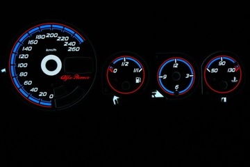 Alfa Romeo 156 INDIGLO счетчик циферблатов рисунок 4