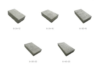 KOSTKA BRUKOWA POLBRUK PŁUKANA IDEO BIANKA 6 CM